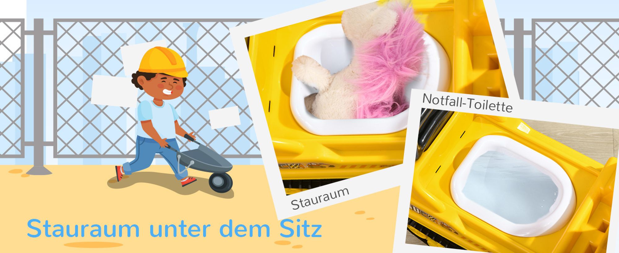 HOMCOM Kinder Sitzbagger Sandbagger für Kinder mit Schaufe, Hupe für 1,5-4 Jahre