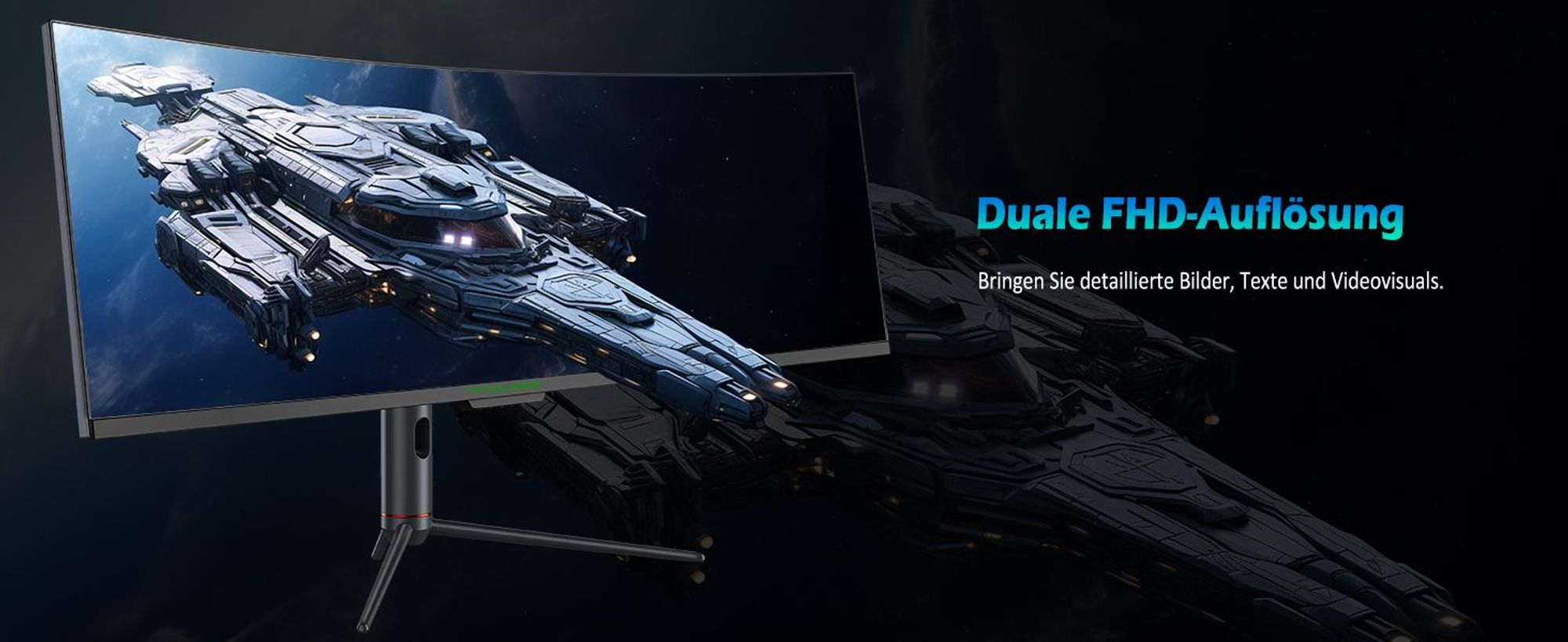 TITAN ARMY C49SHC Gaming-Monitor, 32:9, 144 Hz, C49SHC