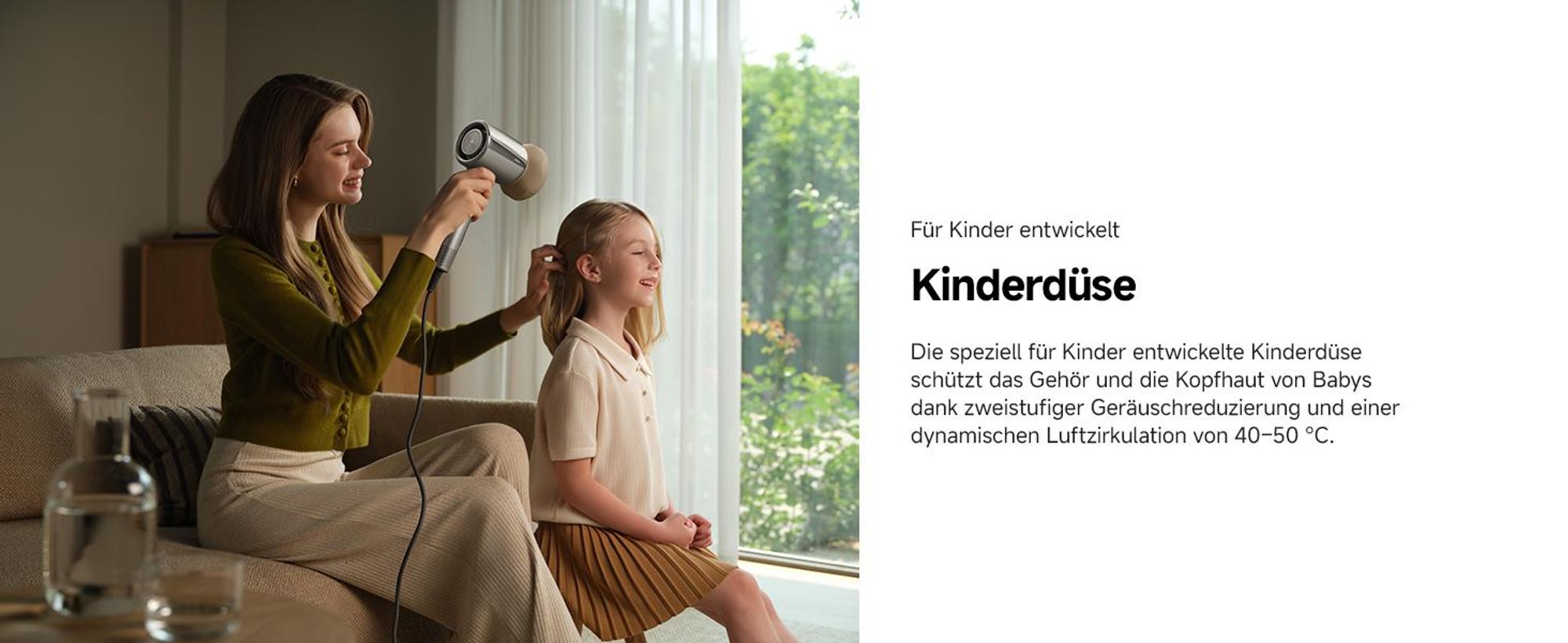 MOVA SHINE 20 Haartrockner Silber – KI-gesteuerte Thermostat-Technologie, gleichmäßige Wärme, schnelle Trocknung & Multi-Styling