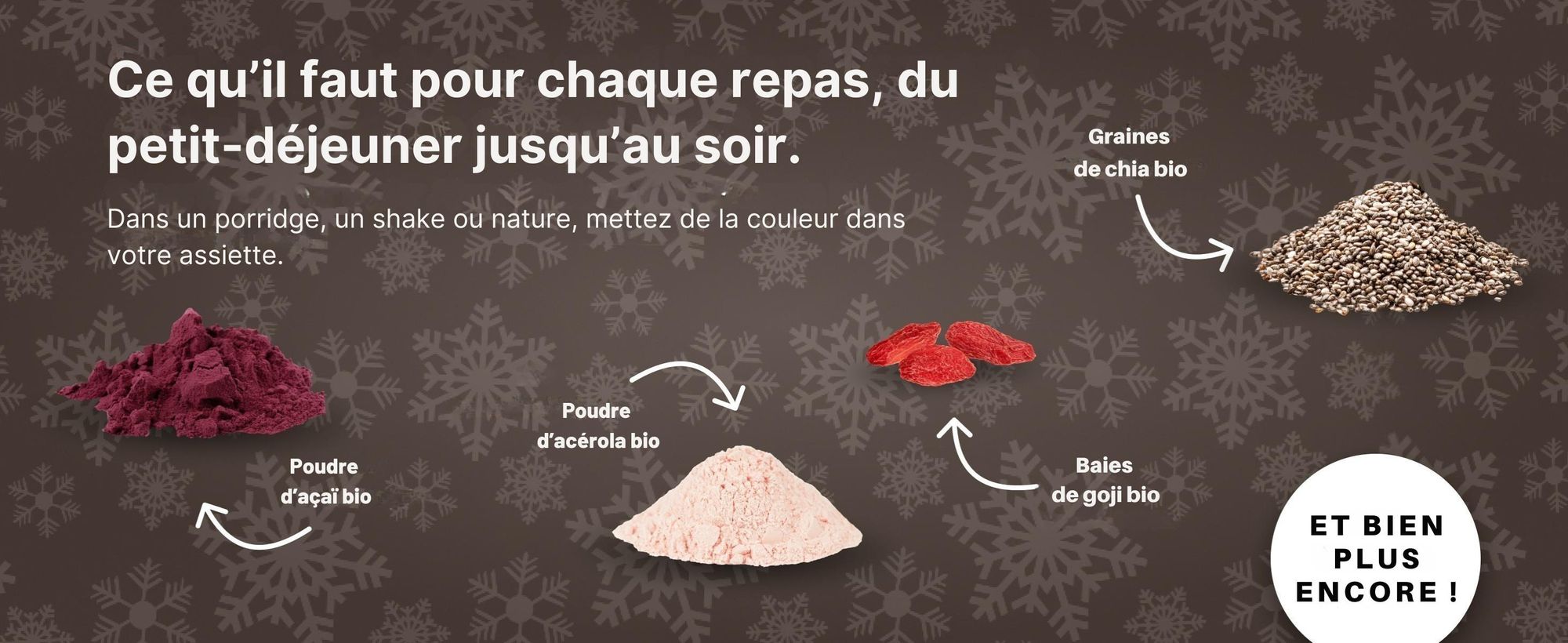 BOXILAND® superaliments calendrier avent 2026, bio, 24 types, acai chia