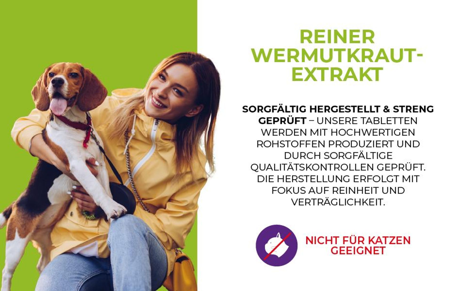 Saint Nutrition® Wurmixit - Wurmmittеl für Hunde – Wurmkur Hund – Wermut – natürlich -  Εntwurmen Hund – ohne künstliche Zusätze - nur für Hunde