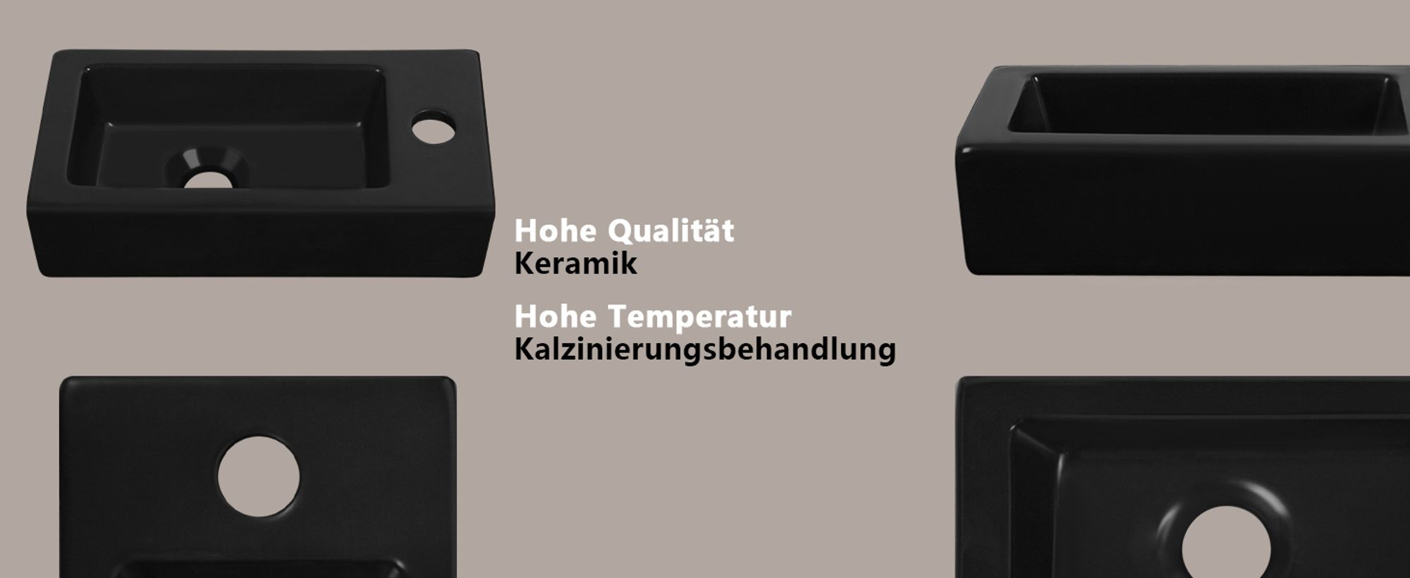 Platzsparend, perfekt für kleine Badezimmer