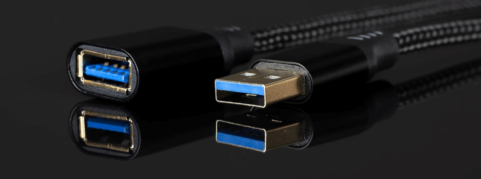 Reagle Usb 3.1 Gen1-Verlängerungskabel, 3 M, Usb-Stecker Auf Usb-Buchse, Verlängerung, 5 Gbit/S, Nylongeflecht