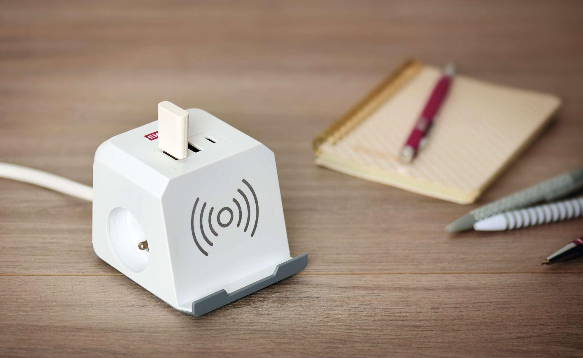 EMOS GoSmart - Zigbee Repeater - USB Signalverstärker für Zigbee Gateway - TUYA, LIDL, Smartlife kompatibel - 2,4 GHz WiFi - USB - weiß, H5022