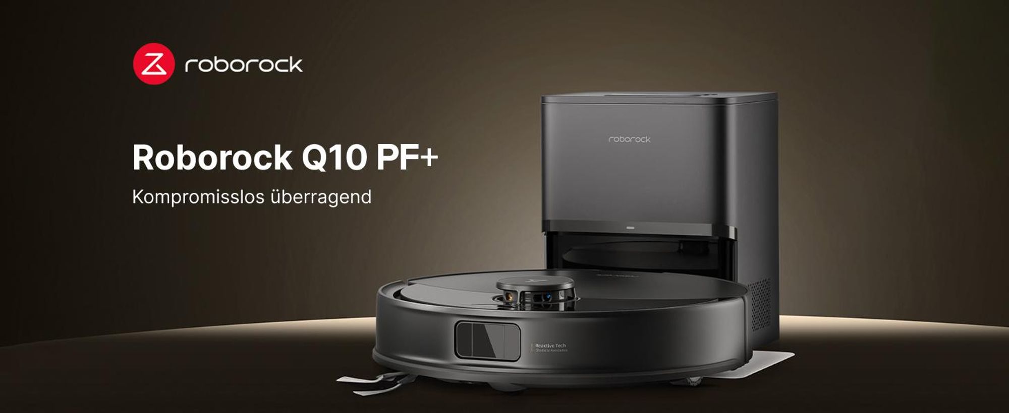 Roborock Q10 PF+ Staubsauger Roboter 10000 Pa (Upgrade von Q8 max+), Dual Anti-Tangle-System, Auto-Entleerungsstation für 7 Wochen, Schwarz