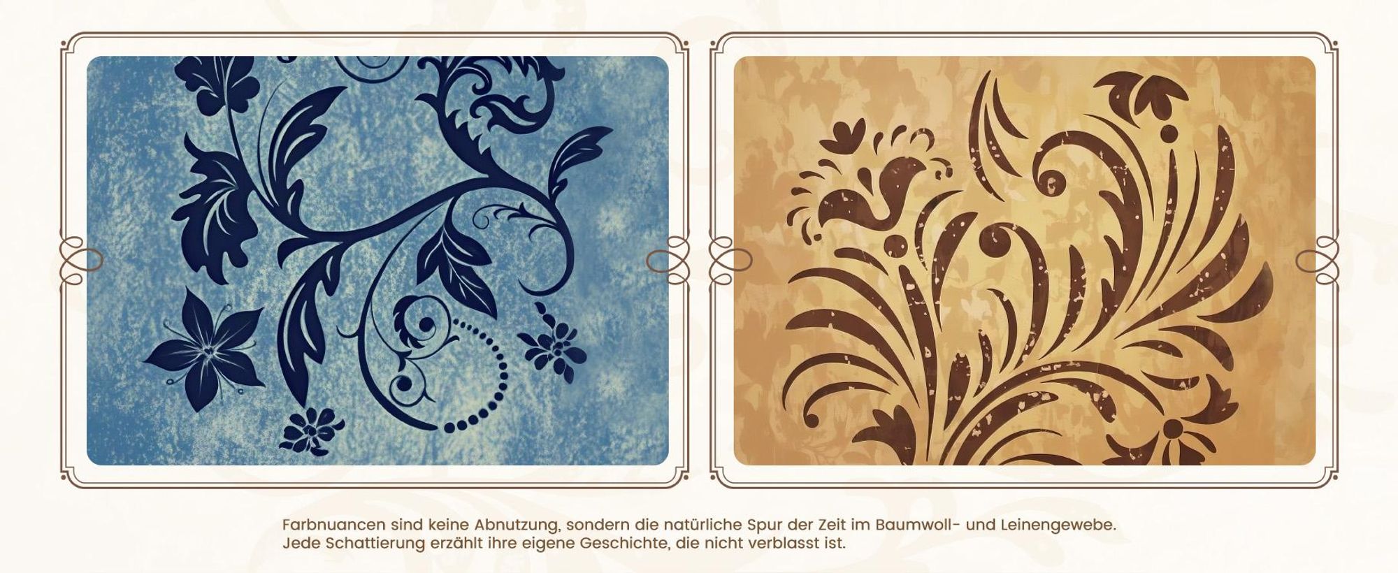 Mondeer Kommode Schubladenschrank mit 8 Blumenstoff Schubladen,mit Metallrahmen und Schubladen aus Vliesstoff, Retro-Stil 66.5x30x105.5cm