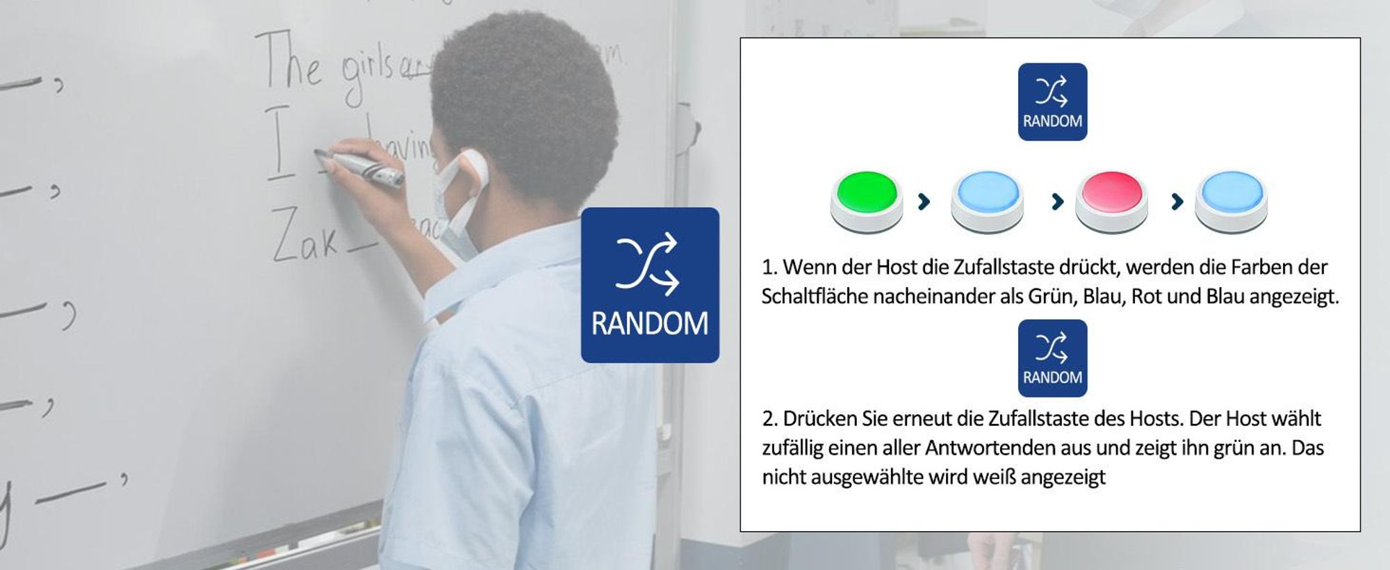 Retekess TM102 Wireless Buzzer System, Spiel Summer, Countdown Rush und Zufallsmodus, Warnung bei Niedrigem Batteriestand, für Wettbewerbe, Quiztests