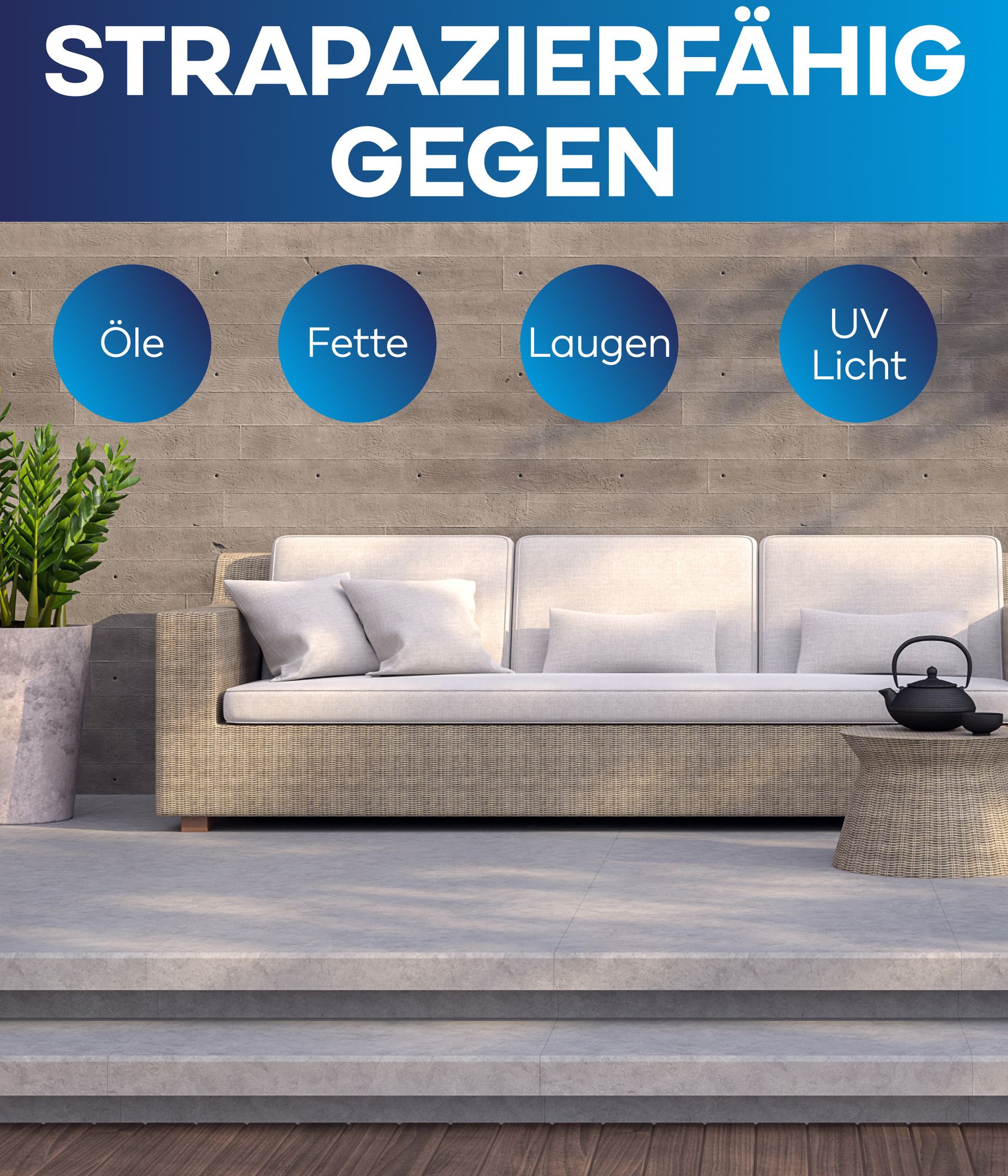 Plid Garagenbodenbeschichtung 2,5L Silbergrau – für ca. 18m² / Betonbodenfarbe & Versiegelung – Bodenbeschichtung Garage, abriebfest & strapazierfähig