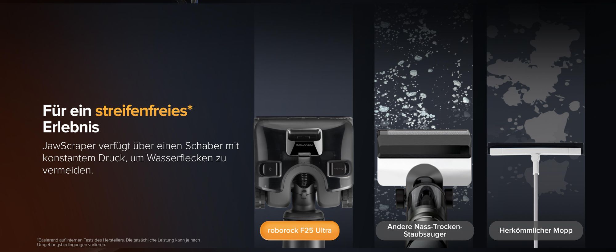 Streifenfreies Design