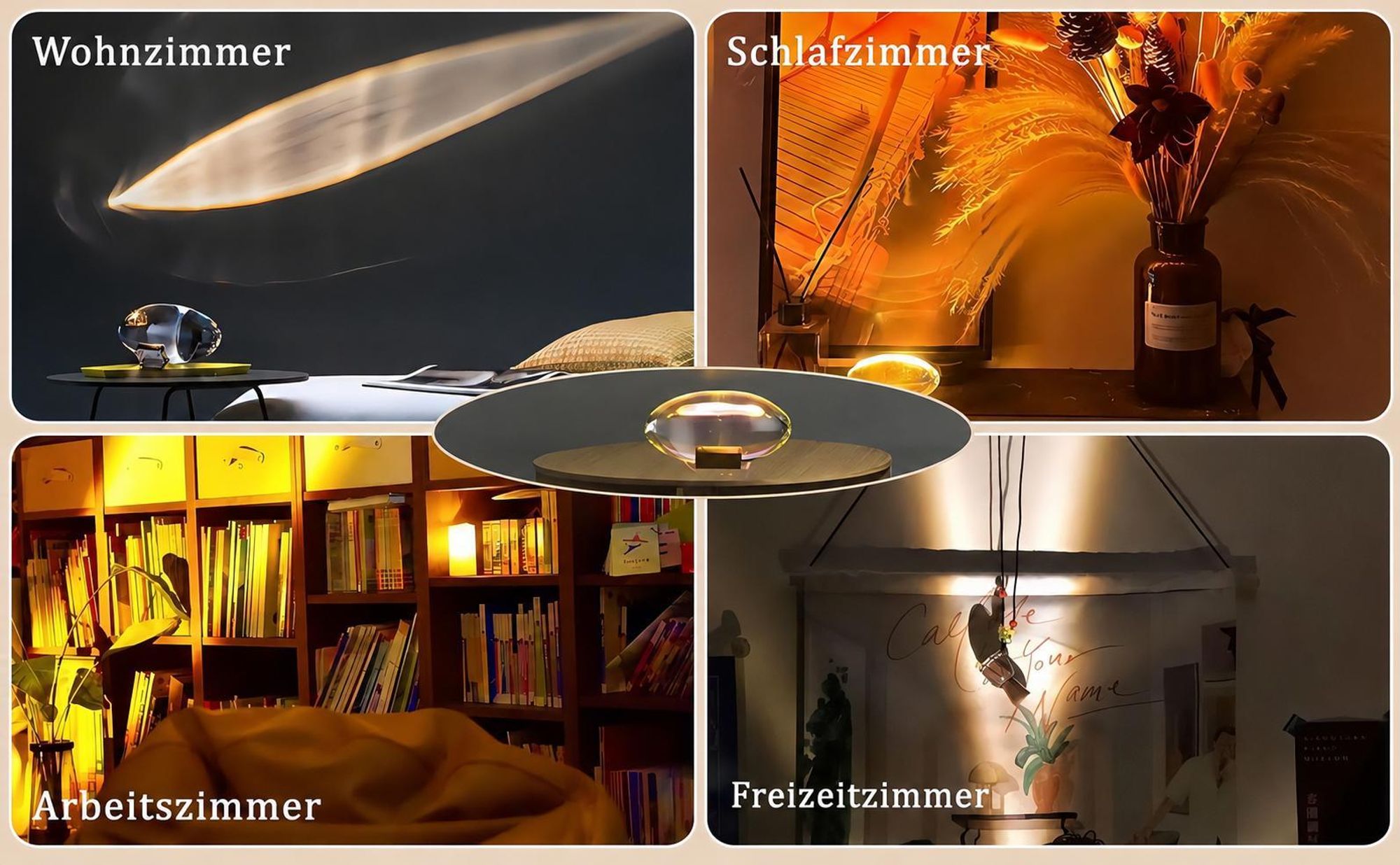 16-Farben-Kristalllampe, kleine LED-Tischlampe, Nachtlicht, mit Fernbedienung, fünf Helligkeiten, geeignet für Schlafzimmer-Wohnzimmer-Partydekoration