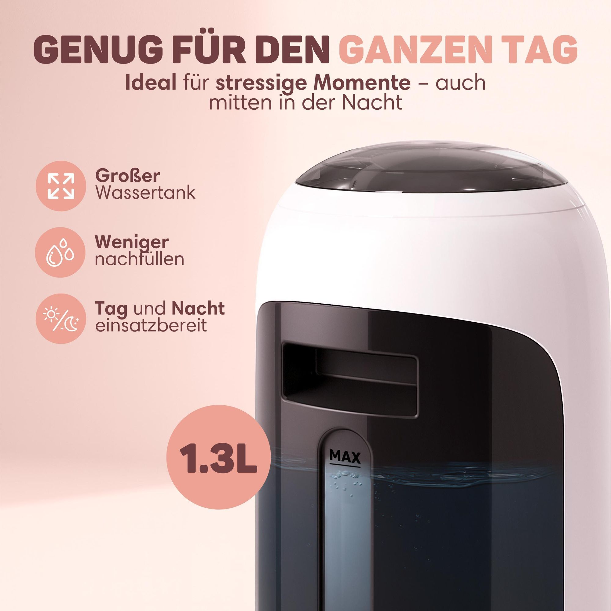 Babykostwärmer Pro - Automatischer Flaschenzubereiter - Baby Milch Maschine - Fläschchen fertig in Sekunden - mit 4 Temperatureinstellungen