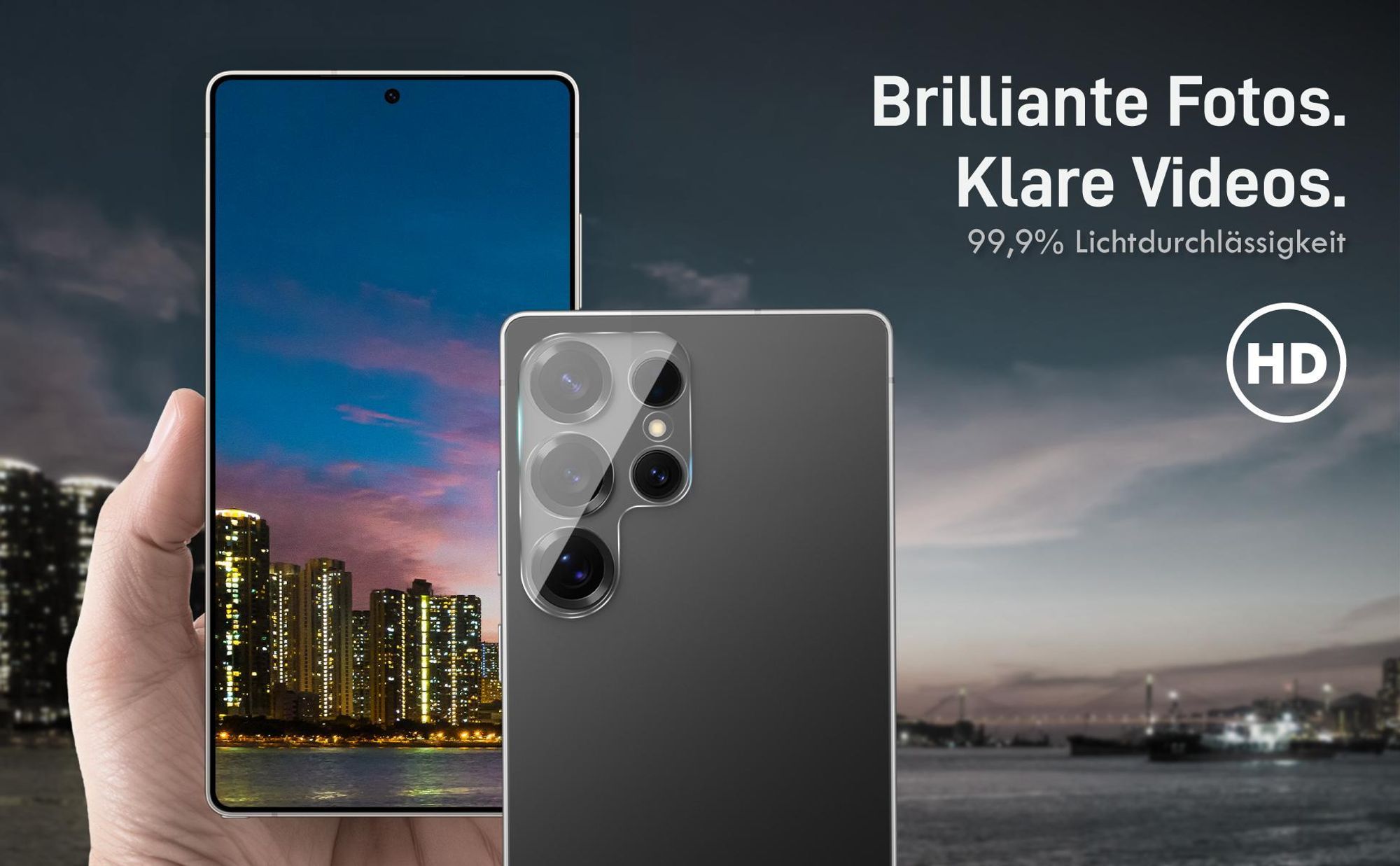 Brilliante Bildqualität mit dem Samsung Galaxy S25 Ultra dank 99,9% Lichtdurchlässigkeit