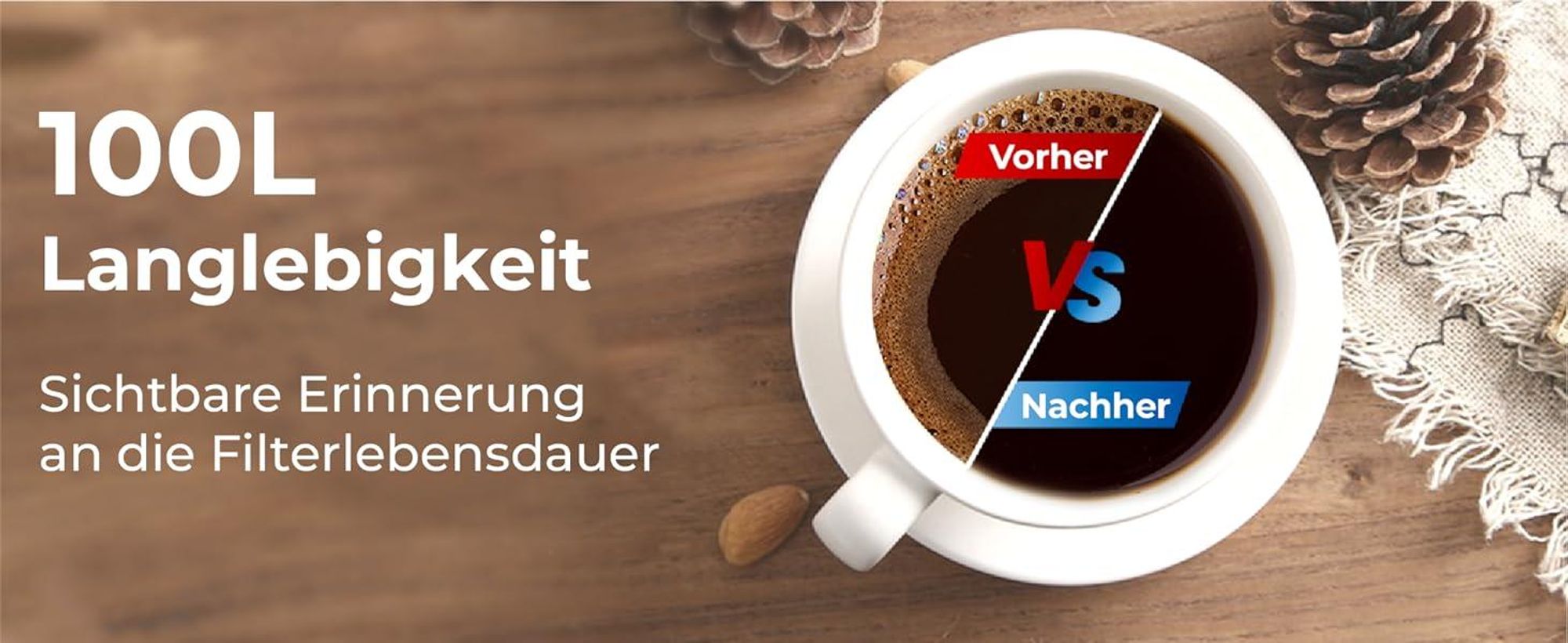 Waterdrop Kaffee Wasserfilter, Ersatz für Nivona® Wasserfilterpatrone, Melitta® Filterpatrone, Krups® F088, Kompatibel mit Krups® EA829S (8)