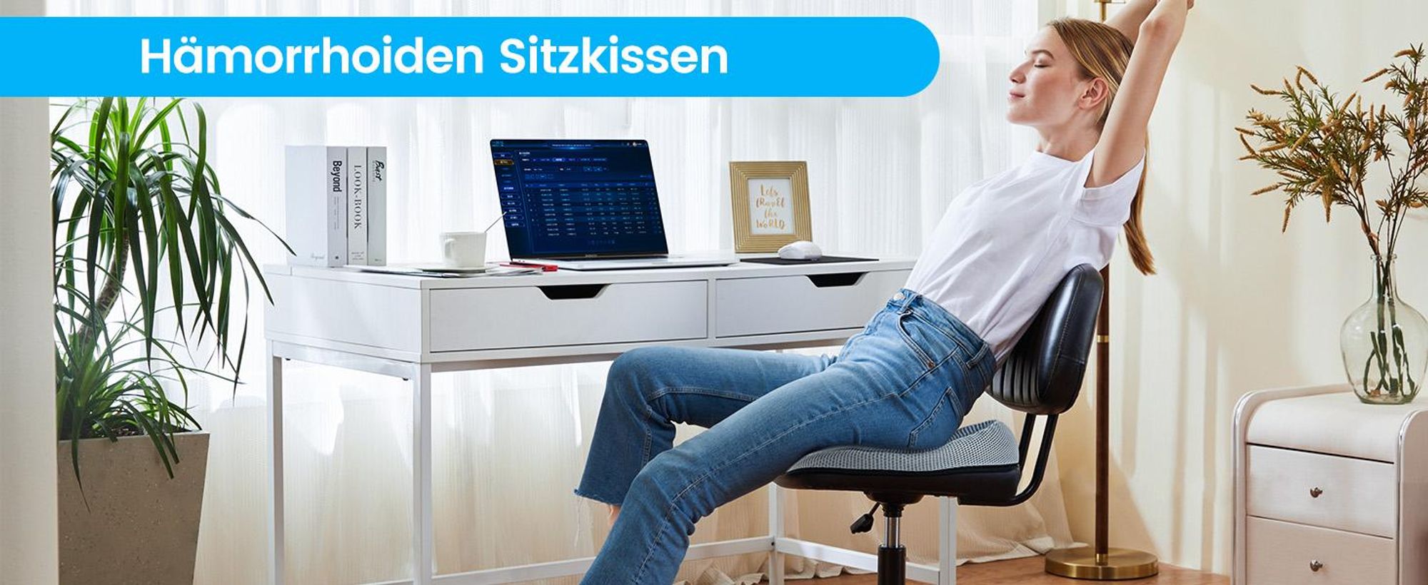 Orthopädisches Sitzkissen, Memory Foam Sitzkissen, Bürostuhl Kissen, Ergonomisches Stuhlkissen, Sitzring Steißbein Entlastung, Sitzring Nach Op