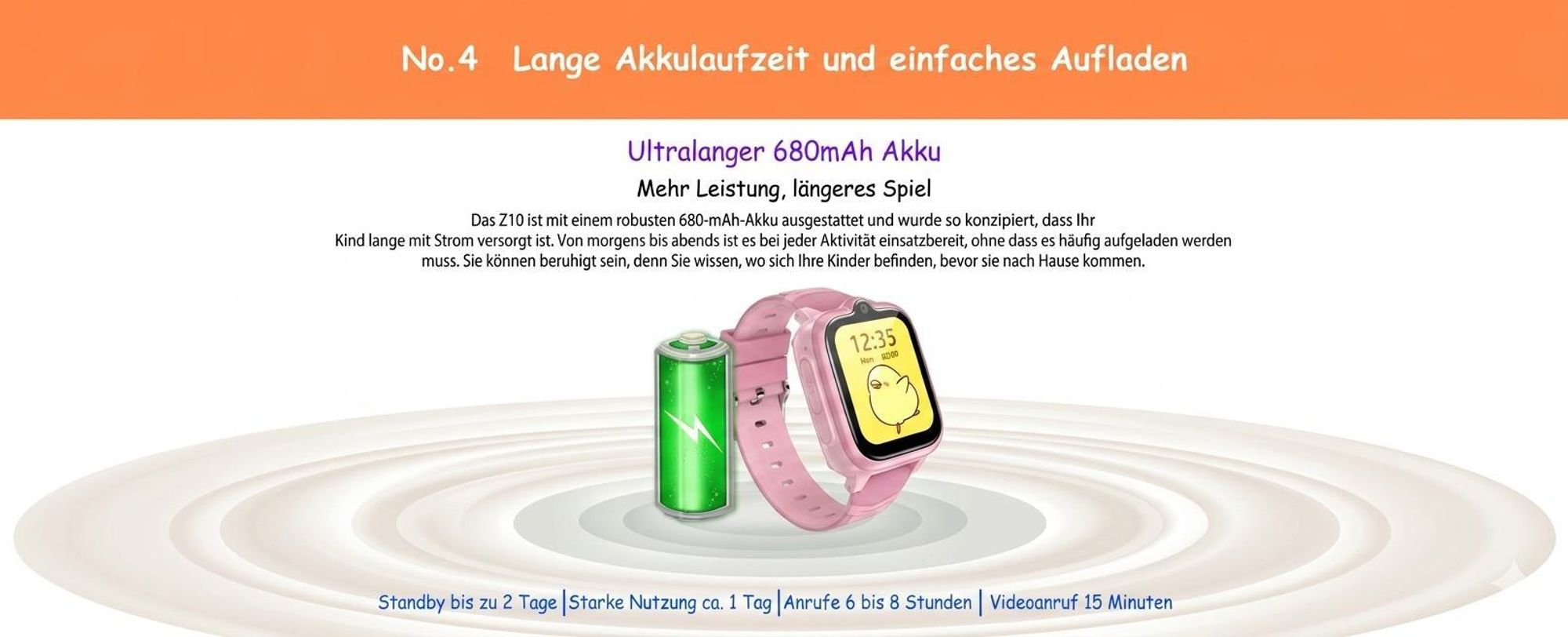 Blackview Z10 Kinderuhr smartwatch, GPS und 4G-Videoanrufe smartwatch, Bluetooth, IP67, 1.83" IPS, 1GB+8GB, 680mAh, Gravitysensor, LBS+WiFi+GPS, SOS