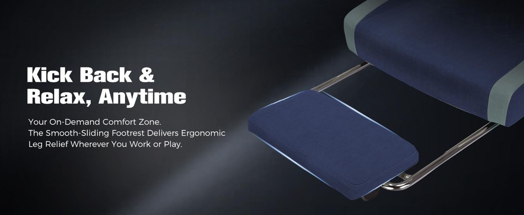 GTPLAYER Gaming Stoel: Ergonomische gaming stoel, bureaustoel, PC-gaming stoel, race stoel met stoffen bekleding, veerkussen, verstelbare armleuningen en voetsteun. Draagvermogen tot 153 kg