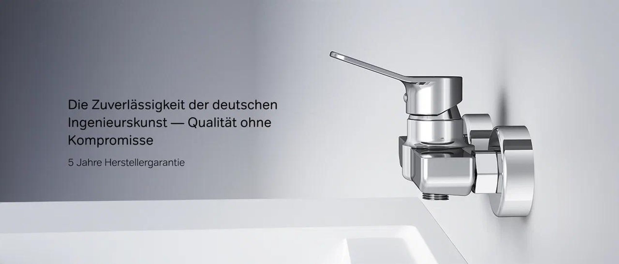 AM.PM Duscharmatur Einhebel Brausebatterie Chrom Armatur Mischbatterie Brausearmatur Brausebatterie Wasserhahn Bad Mischbatterie Dusche
