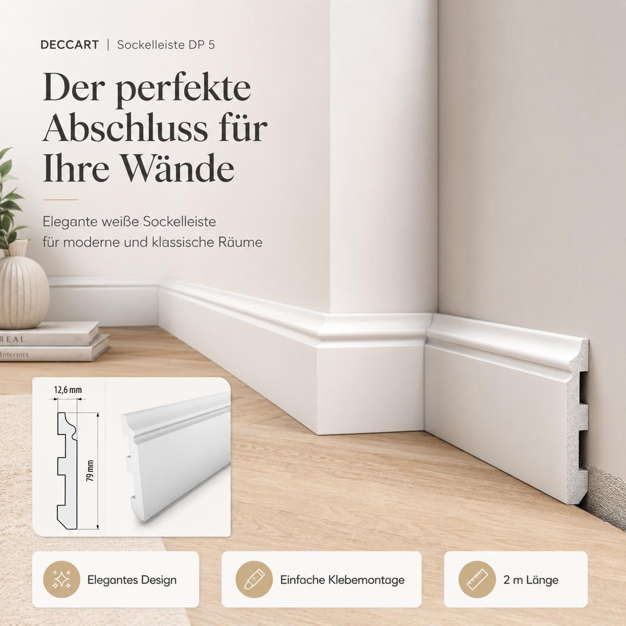 Hero — Der perfekte Abschluss für Ihre Wände