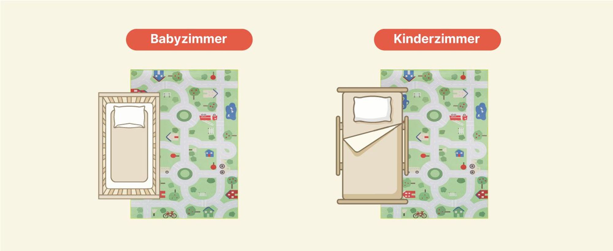 Tapiso Kinderteppich SNOOKI farbig, pflegeleicht, rutschfest, für Kinderzimmer 180 x 250 cm