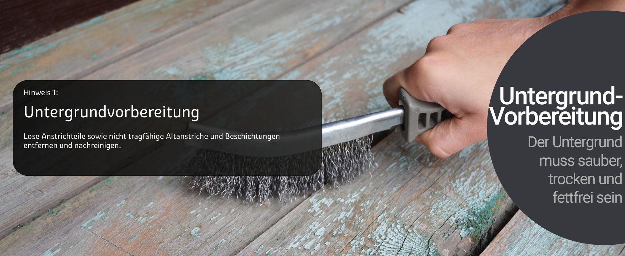 Holzgrundierung – Grundierung für Holz innen & außen Untergrundvorbereitung