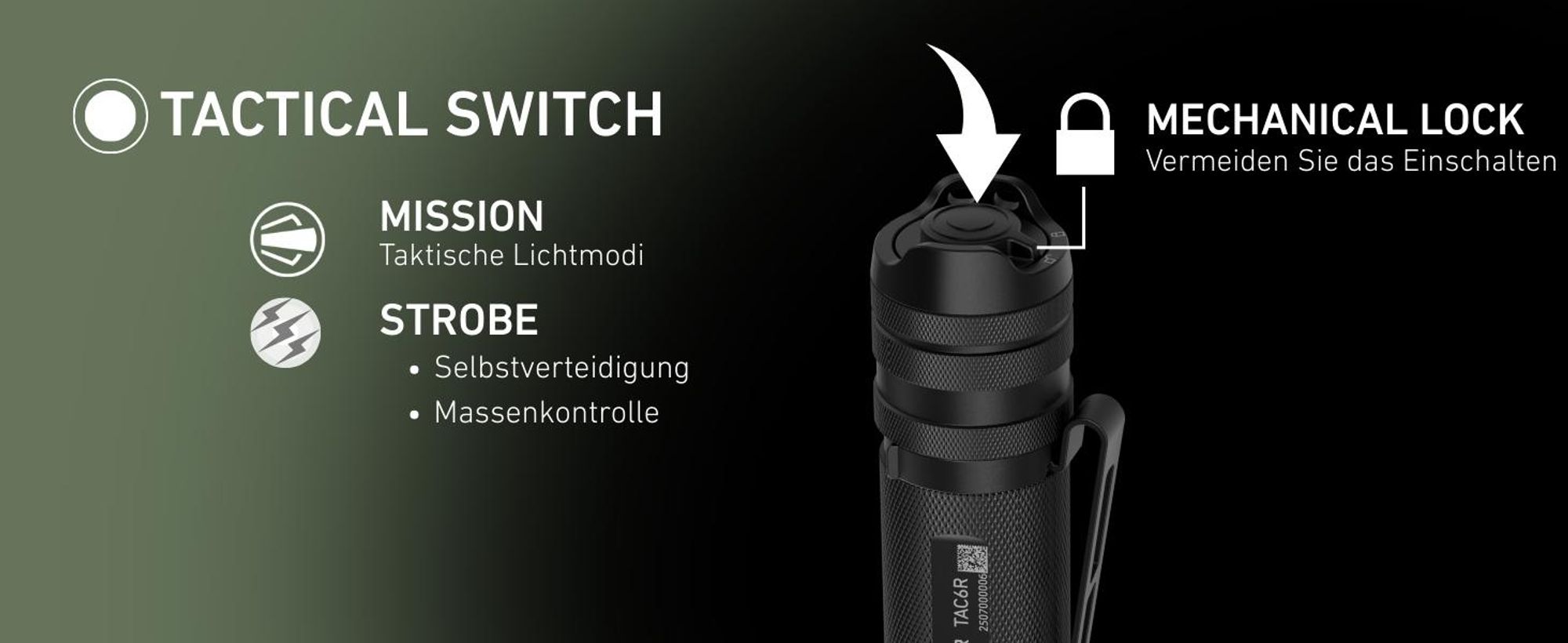 Einfache Modusauswahl