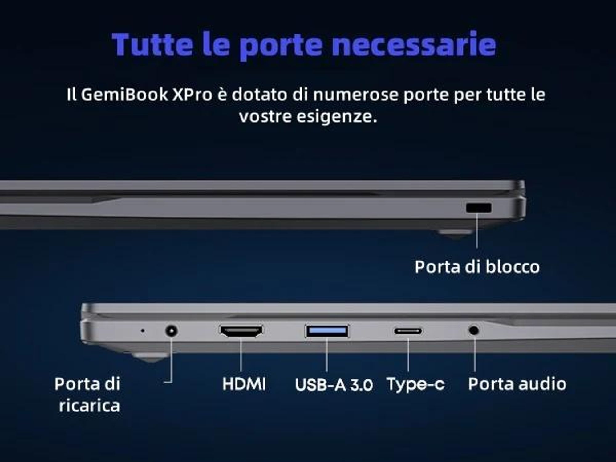 Laptop CHUWI GemiBook XPro - Processore Intel N100 Display 14.1" Windows 11 8GB+256GB Batteria - Grigio