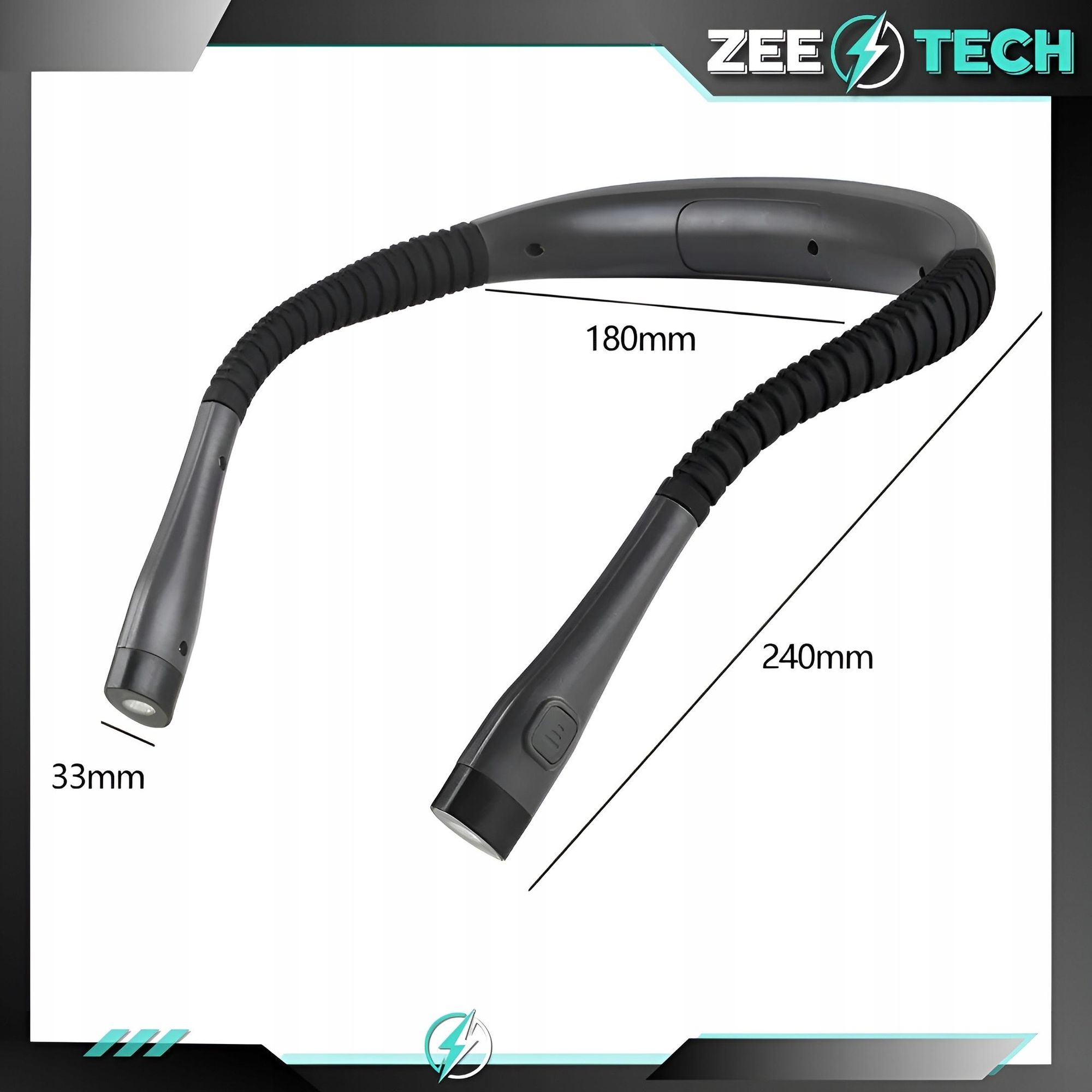 Lesen- Und Nählicht, Zum Umschlingen Des Halsses, Usb, Led, 3 Farben, Flexibel Und Leicht