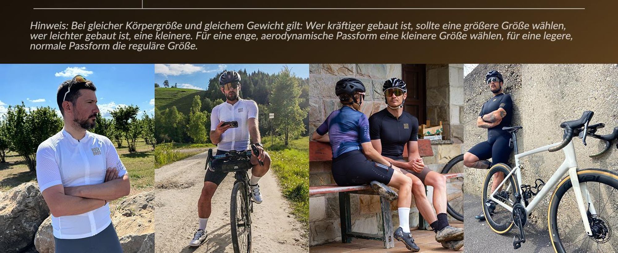 ROCKBROS Herren Damen Fahrradtrikot Kurzarm Radtrikot Sommer Atmungsaktiv Schnell trocknend Fahrradbekleidung Weiß EU M