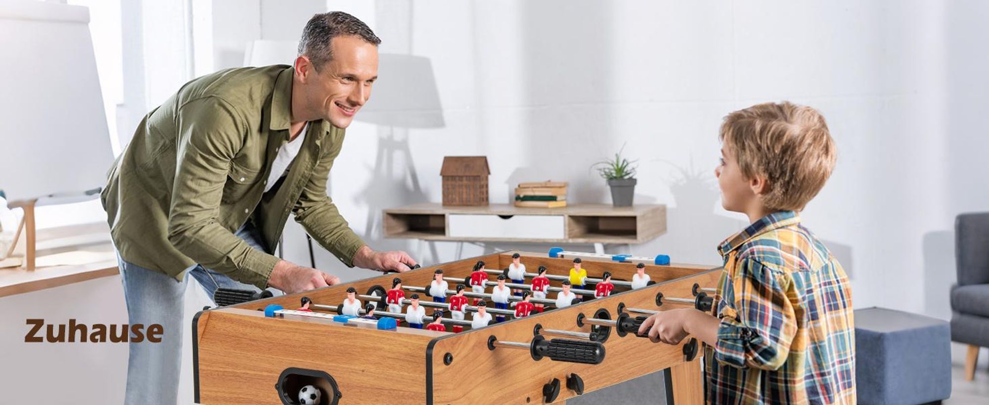 COSTWAY Tischkicker klappbar 69x60x71cm, Kickertisch mit 18 Kicker & 2 Bällen, Spieltisch für Erwachsene & Kinder, Tischfußball für Bars & Partys