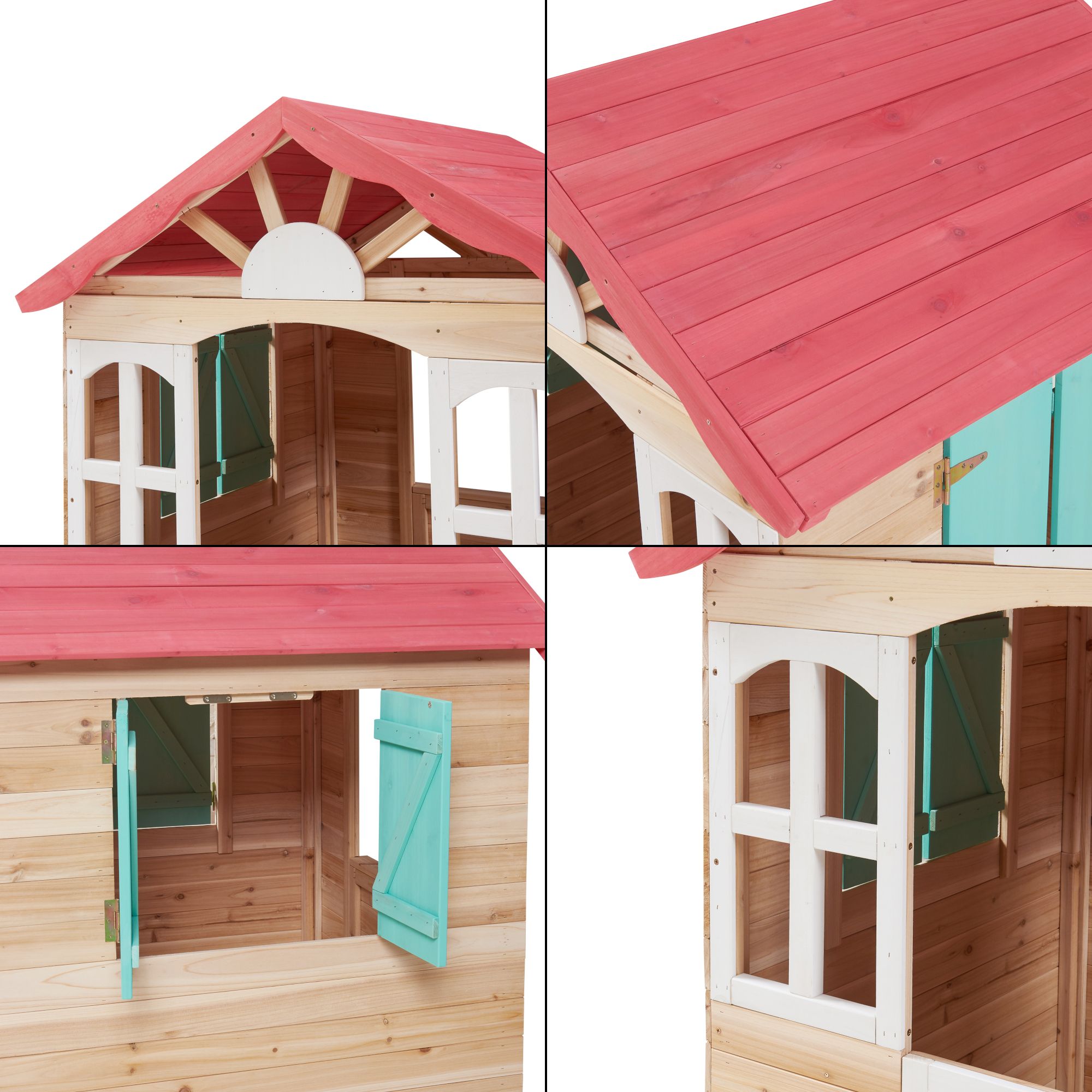 Kinderspielhaus 'Lulä' Spielhütte 130x115x101 cm Holz