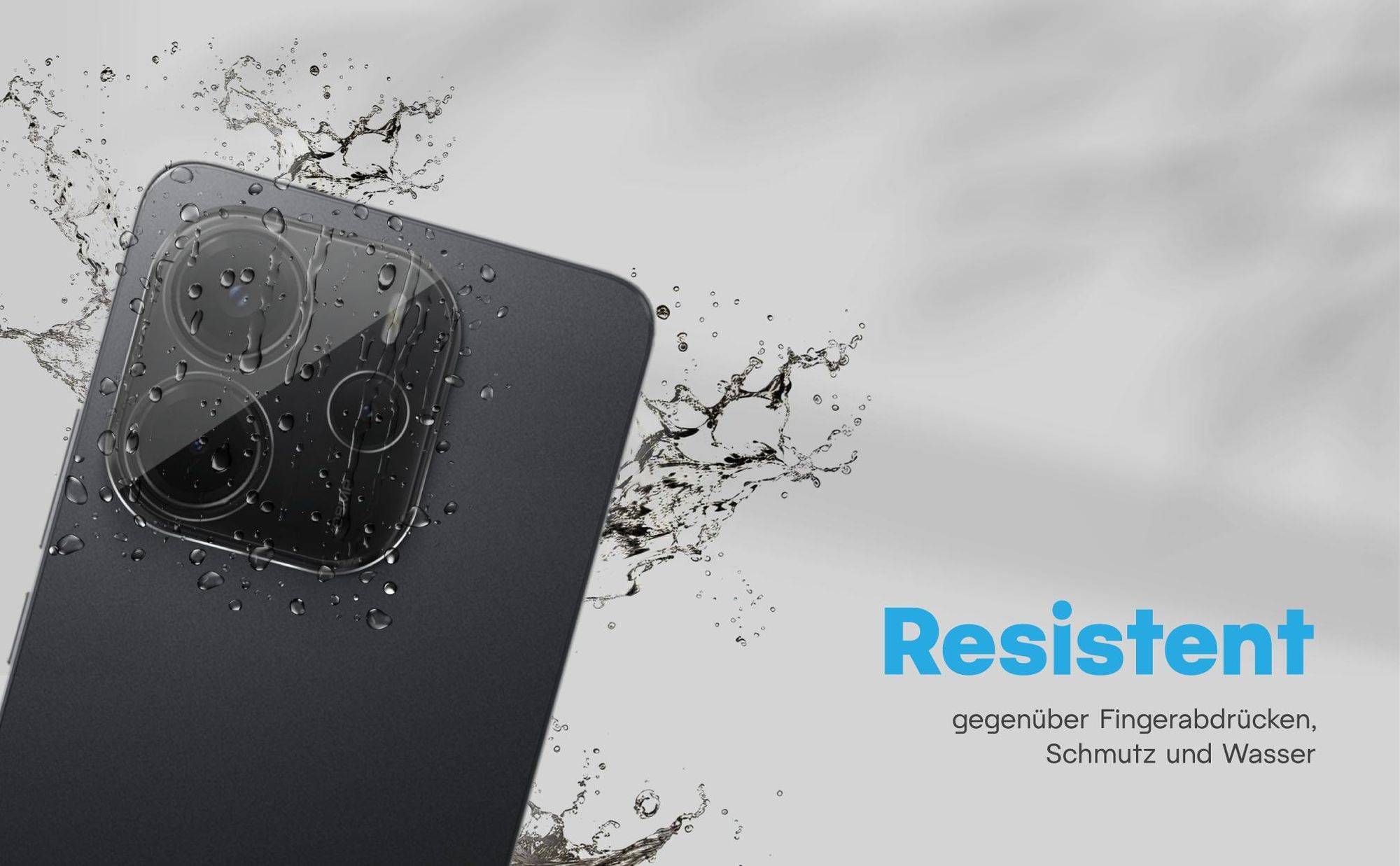 Zweierpack Kameragläser für Xiaomi Redmi Note 14 5G - Resistent gegen Fingerabdrücke