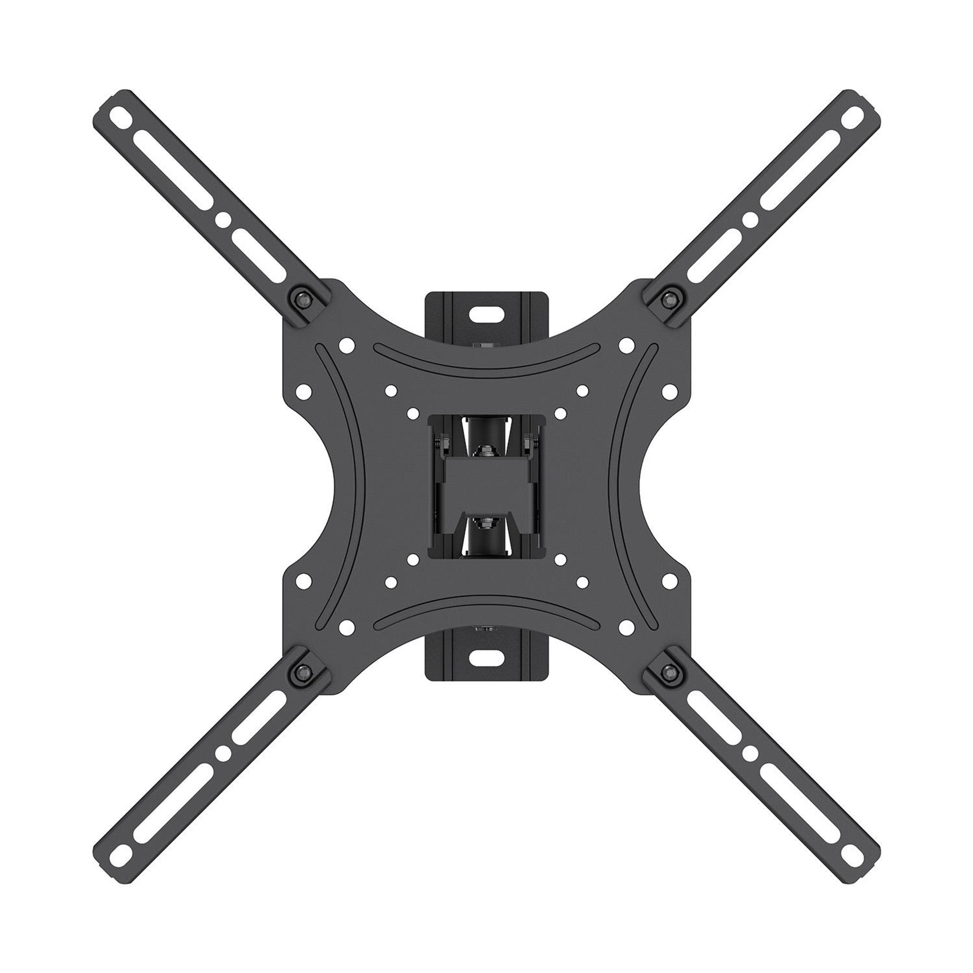 Maclean TV-Halterung/Aufhängung max. VESA 400x400 32–55" bis zu 25 kg schwarz Neigungsverstellung 0°–-15° und Schwenkverstellung +90°–-90° MC-19