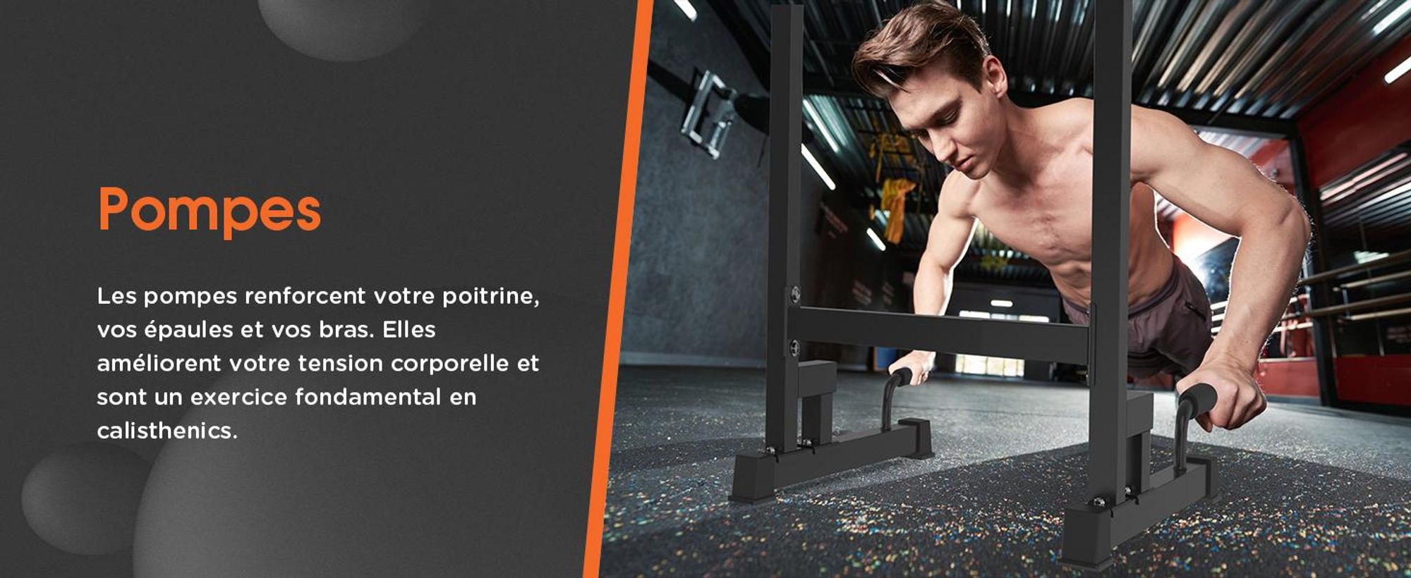 DH FitLife Barres de Dips Réglables (100-130 cm, 9 Niveaux) – Station de Musculation pour Entraînement à Domicile, Parallettes Calisthenics