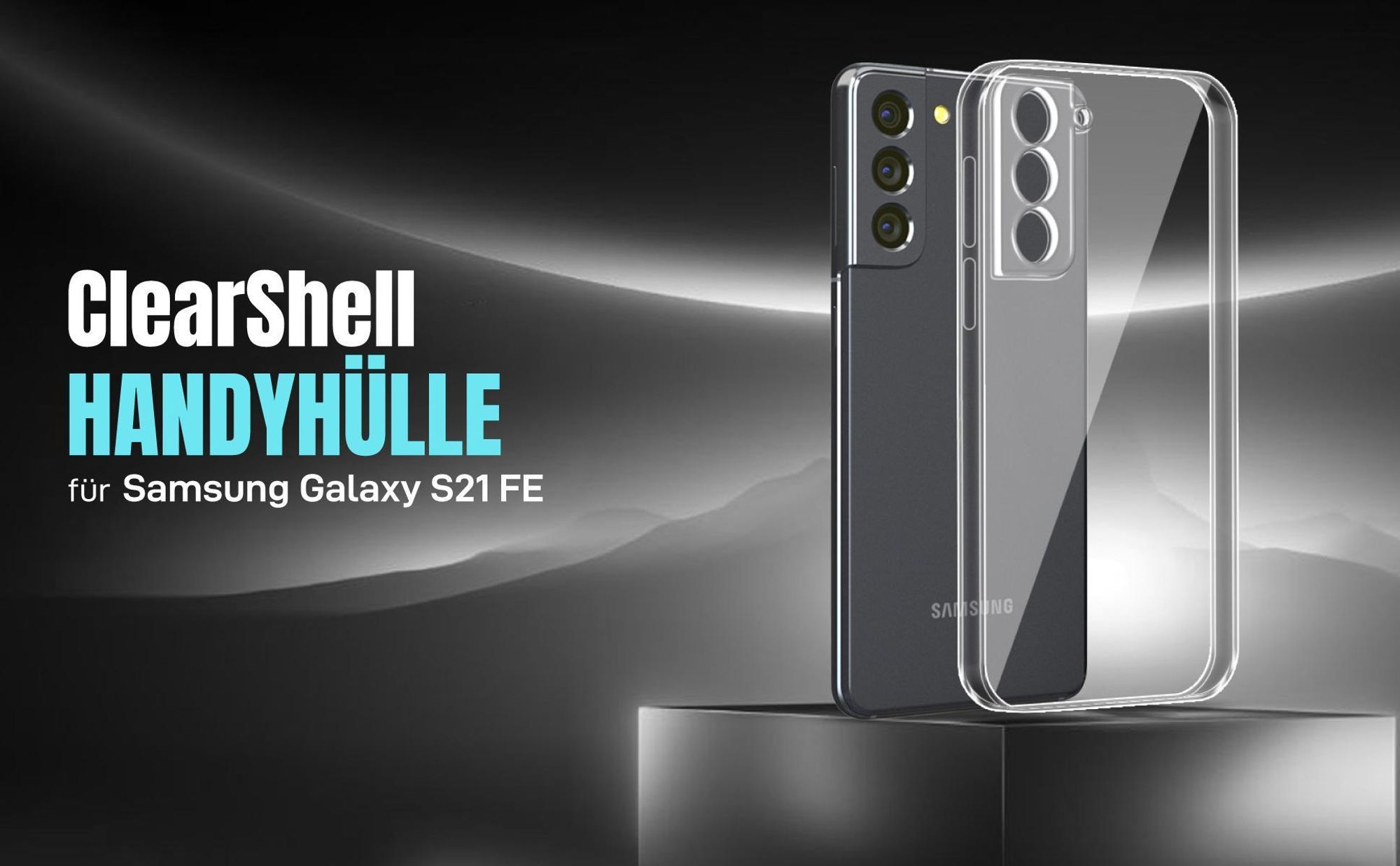 Transparente TPU Handyhülle mit optimiertem Schutz für Samsung Galaxy S21 FE