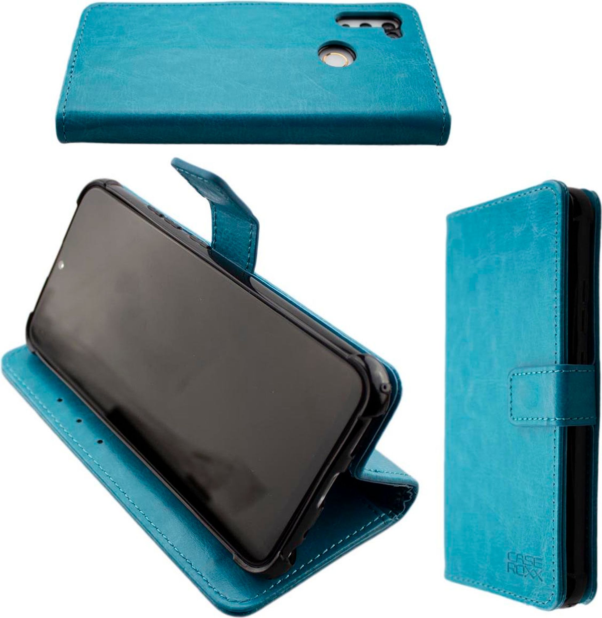 caseroxx Handy Hülle Tasche kompatibel mit Gigaset GS4 / GS4 Senior Bookstyle-Case Wallet Case Bild 1