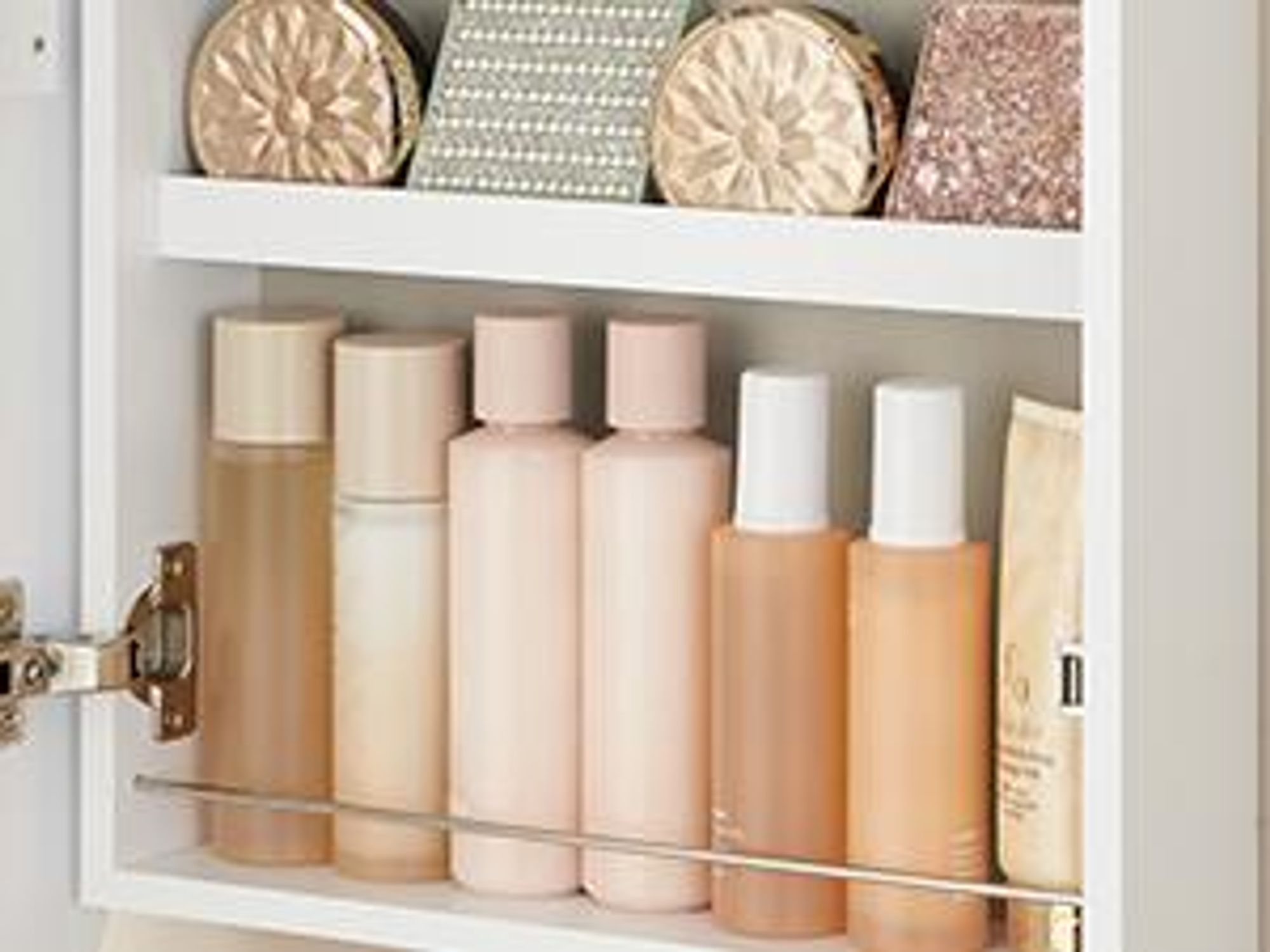 SONGMICS Schmuckschrank, Spiegelschrank, Schmuck-Organizer mit LED-Beleuchtung