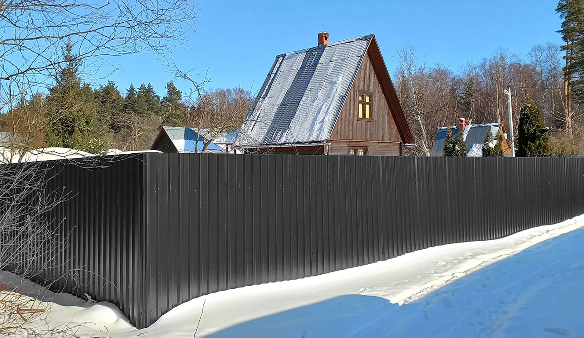 Mondeer 14xTrapezblech 110x46 cm=7 ㎡ Dachblech für Gerätehaus Carport Verzinkt Profilblech Dachblech Wellblech Dachplatten Wandblech Schwarz