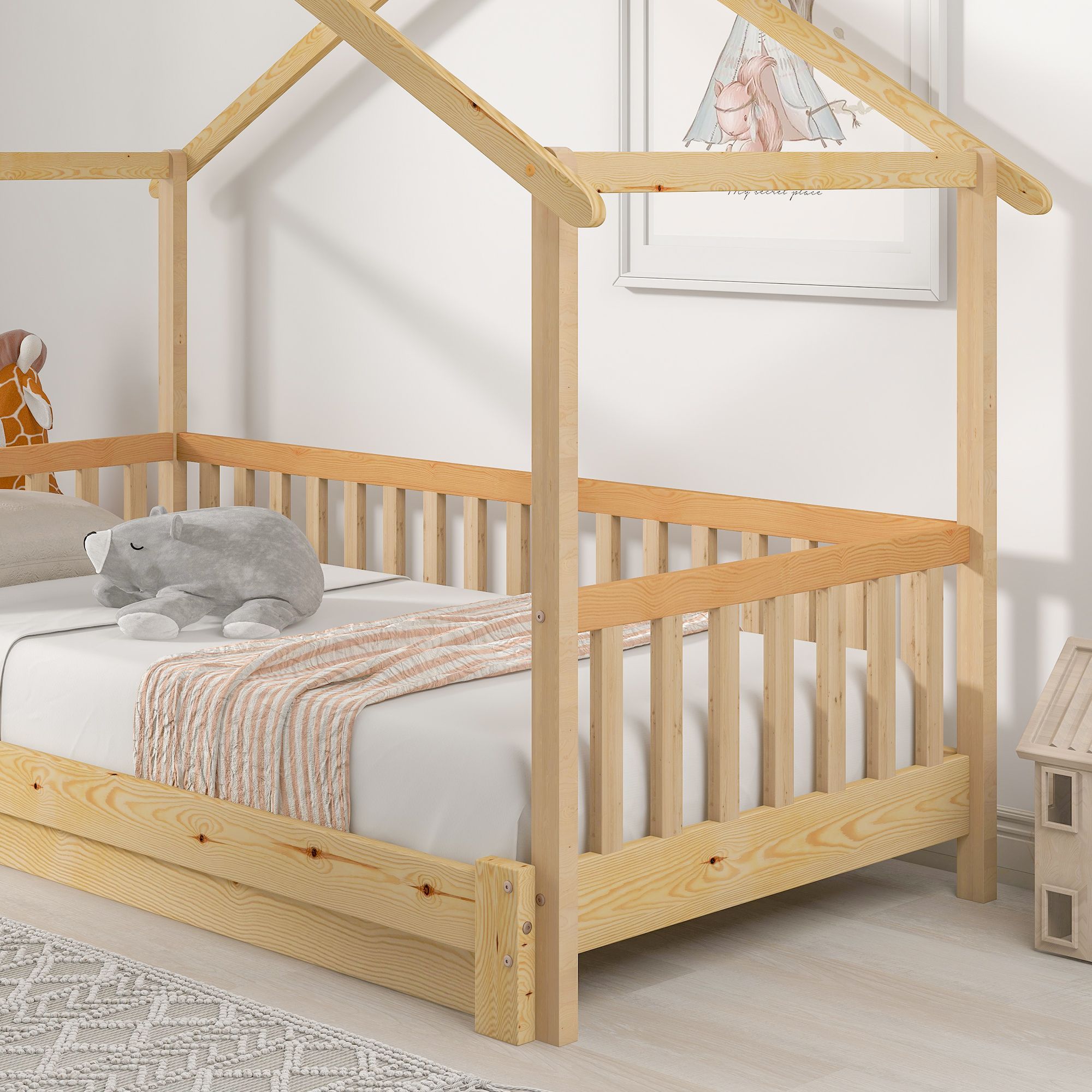 Einzel- und Doppelbett Kinderzimmer