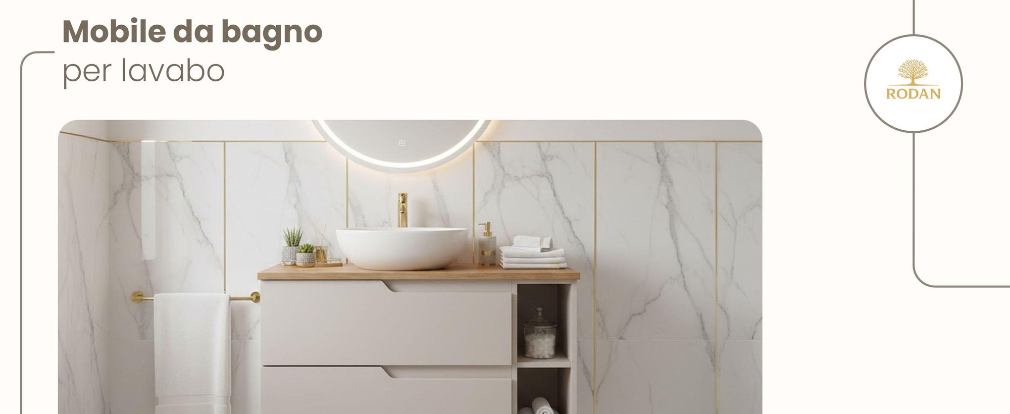 RODAN, mobile bagno, mobile sotto lavabo, mobile bagno moderno, mobili per il bagno