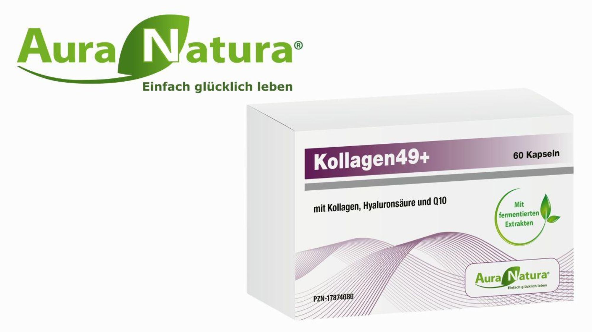 Kollagen49+ Komplex von Aura Natura® - für Haut, Gelenke & Anti-Aging