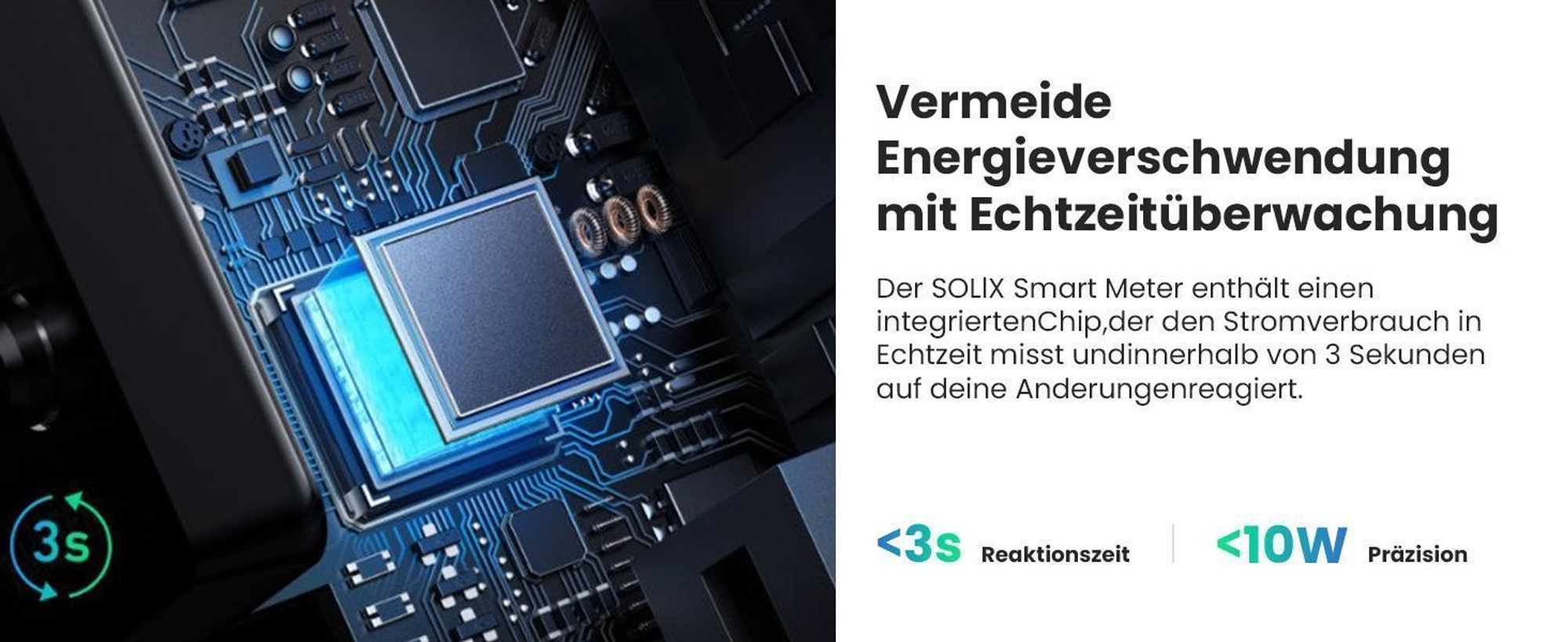 Powerness Balkonkraftwerk mit Speicher Anker SOLIX Solarbank 2 E1600 Pro & 1000W Full Black Bifazial Solarmodule & Anker Smart Meter (0% MwSt)