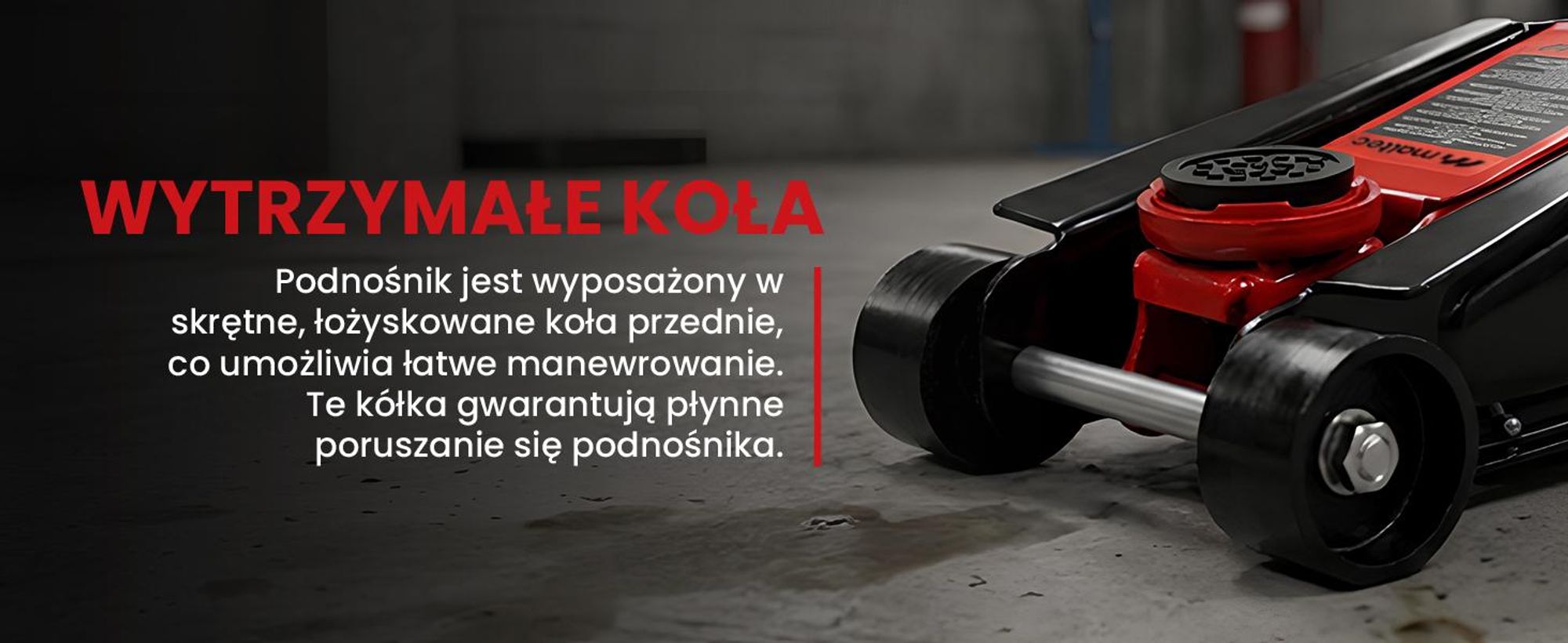 Podnośnik samochodowy jednotłokowy do 2500kg