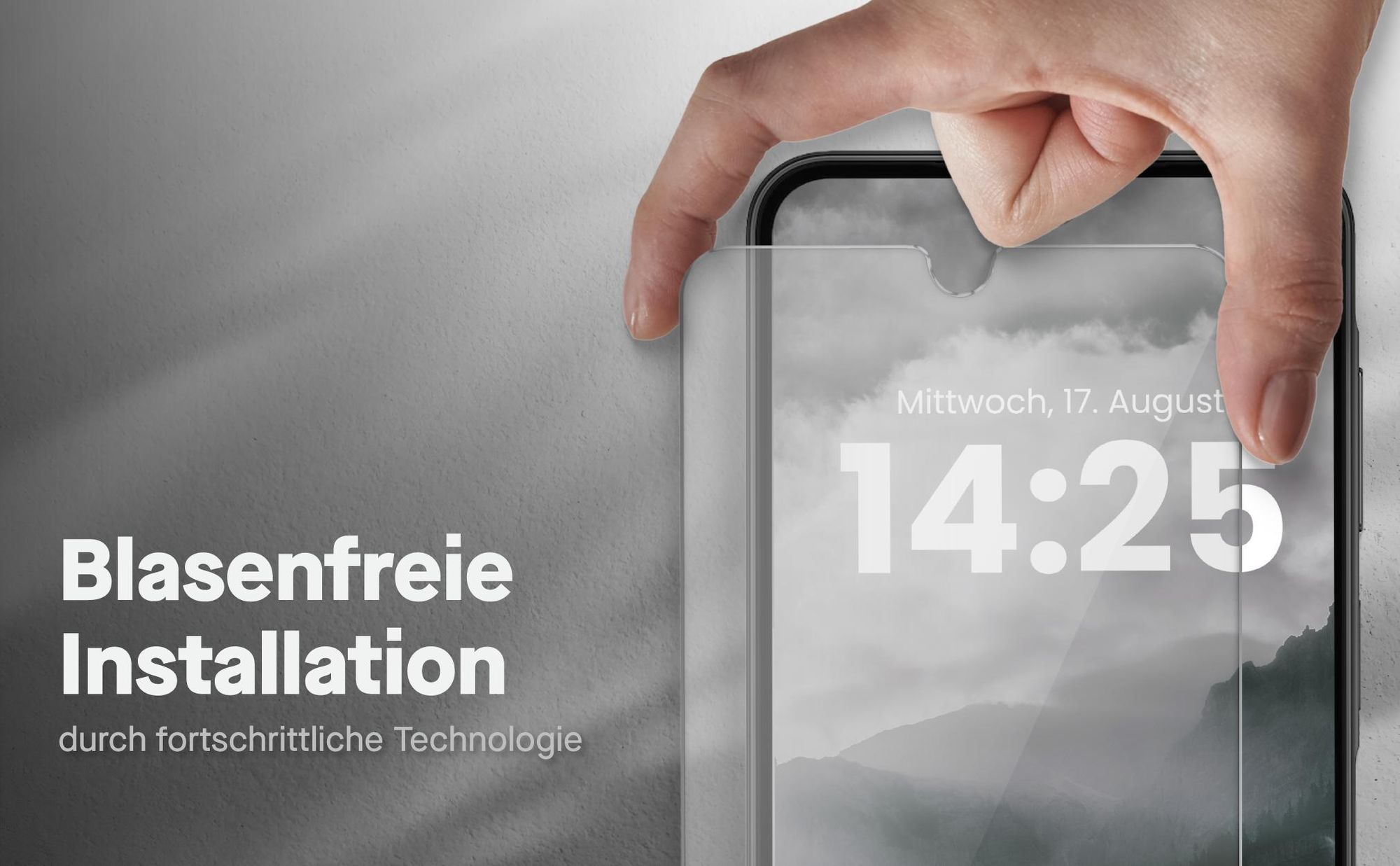 Zwei Stück Panzerfolie für Samsung Galaxy A15 für Schutz gegen Kratzer, Staub und Schmutz