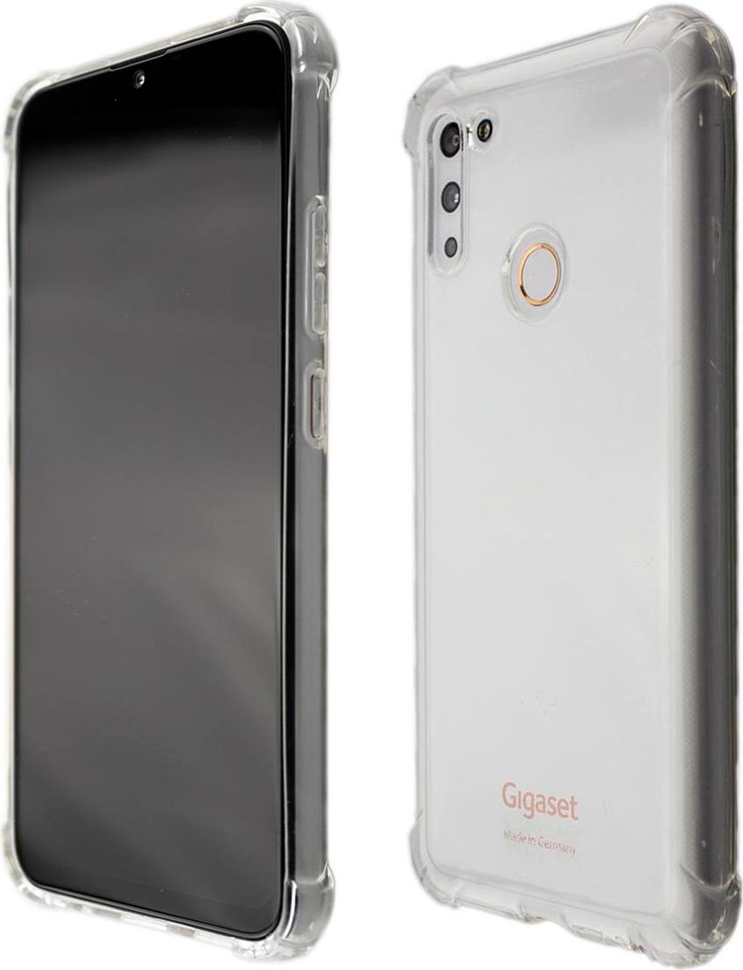 TPU-Hülle für Gigaset GS4, transparent mit Folie Bild 1