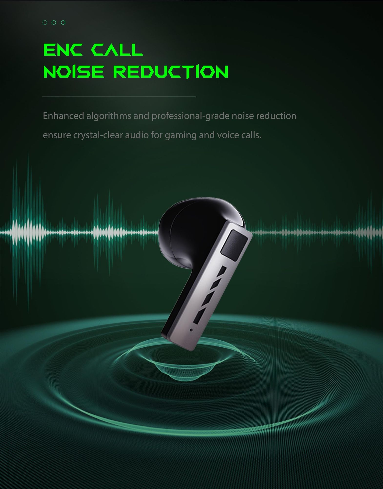 Auricolari gaming BLACK SHARK T11 Bluetooth 5.3 30h ENC Colore Grigio