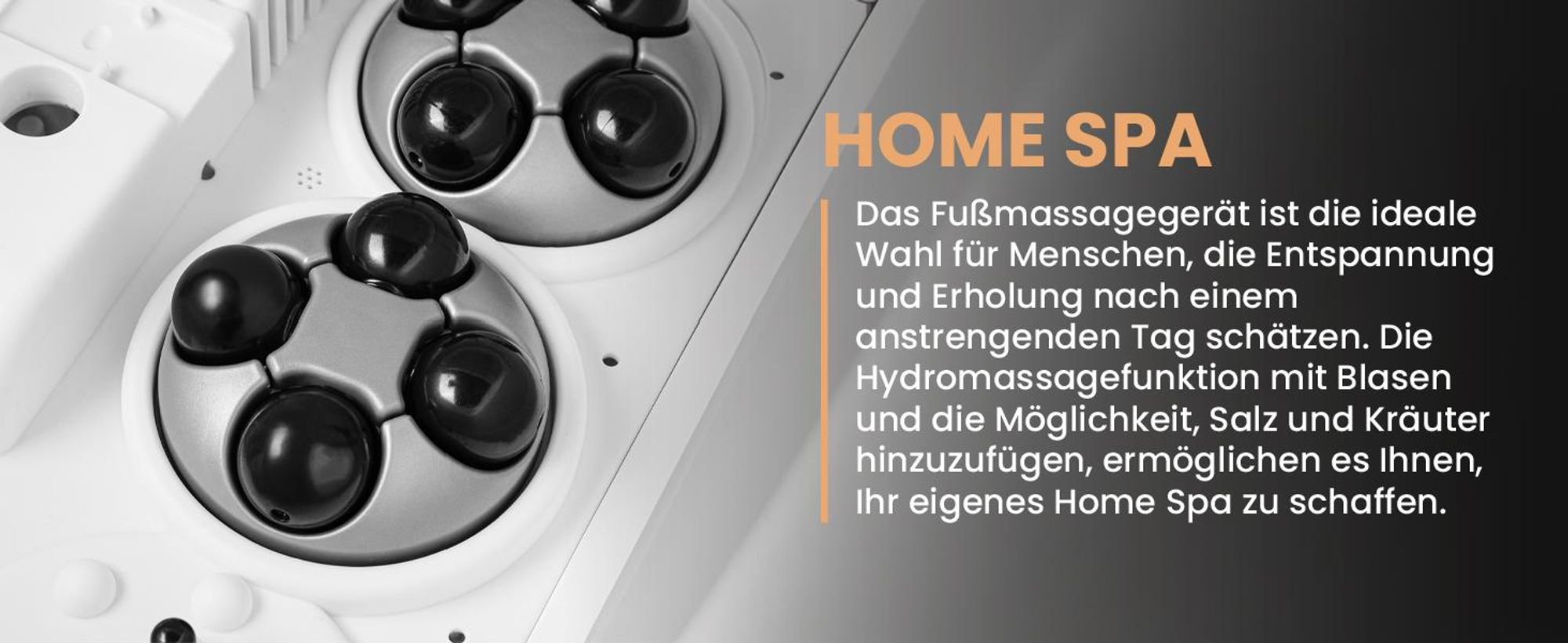 Fußmassagegerät Wasser Fußsprudelbad Hydromassagegerät