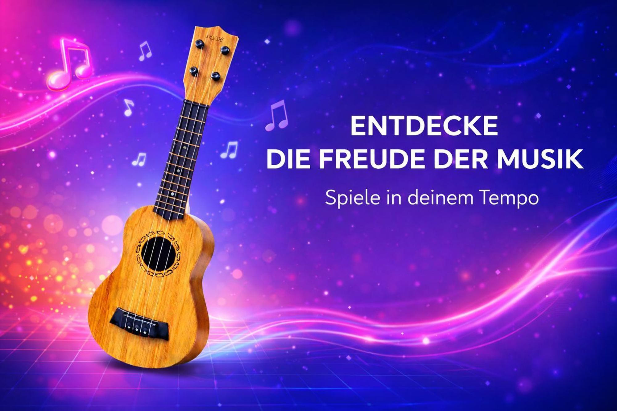 Kindergitarre 35cm Ukulele Gitarre Kinder Spielzeug Gitarre Musik Instrument Für Kinder Lernspielzeug Anfänger Niedlich YaLiva_Decor®