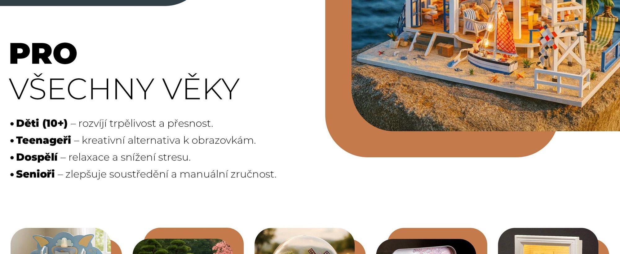 Miniaturní Domeček, Habarri, DIY Domeček pro Panenky, Dřevěný Domeček, Dárek pro Děti