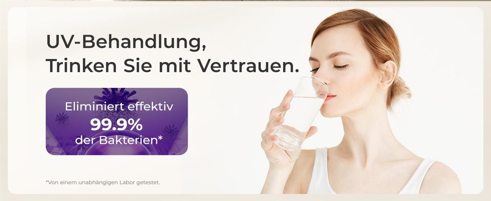 [Mineralien] Waterdrop K19-HG Umkehrosmose-Wasserfiltersystem für die Arbeitsplatte, Sofort-Heißwasserspender, Tragbar, 7-Stufig mit UV