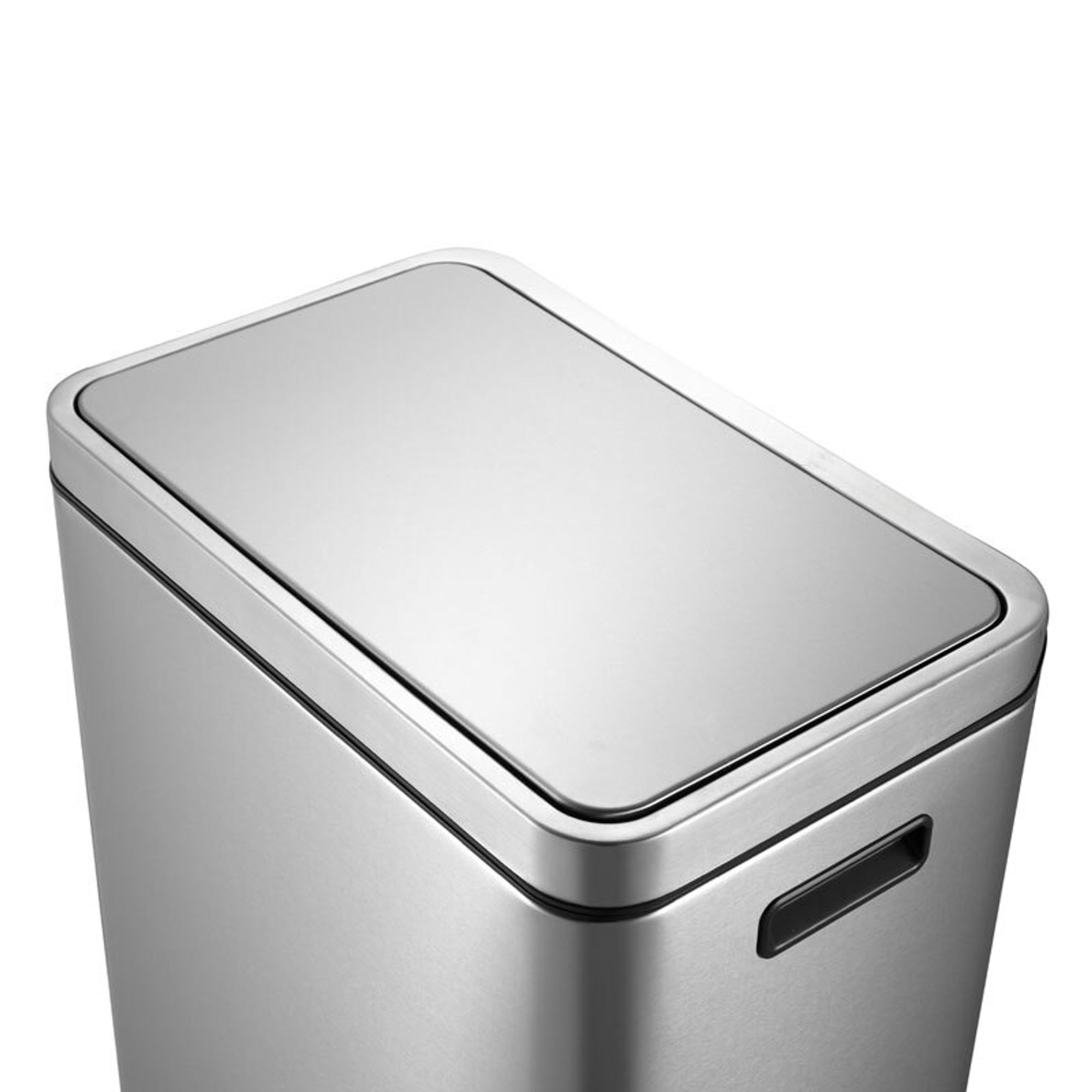 EKO - X-Cube Treteimer 45 Liter - Stainless steel Polypropylene - Matt Edelstahl
